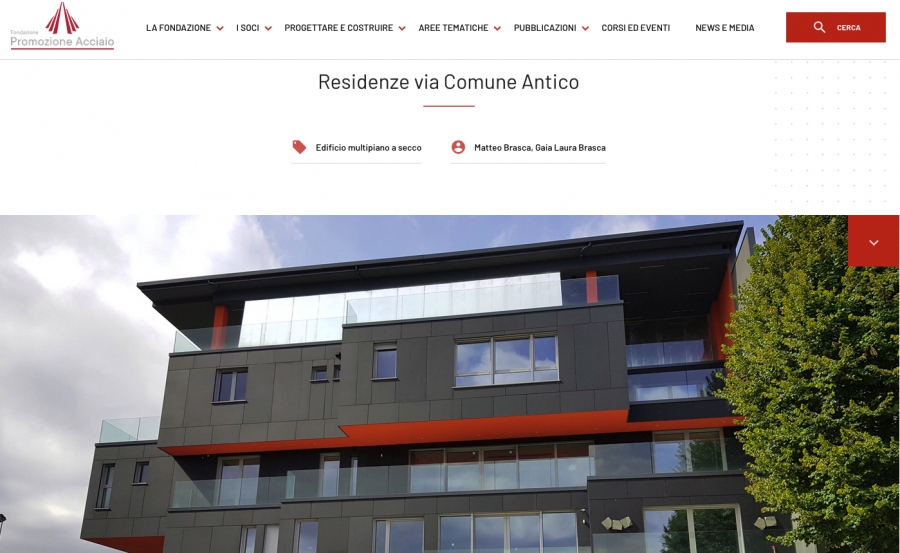 Fondazione Promozione Acciaio 2025 - Via Comune Antico